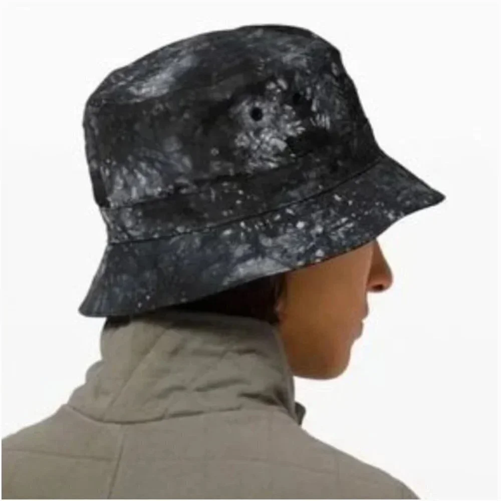 Lululemon On‎ My Level Bucket Hat Ink Vapor Ice Grey Multi